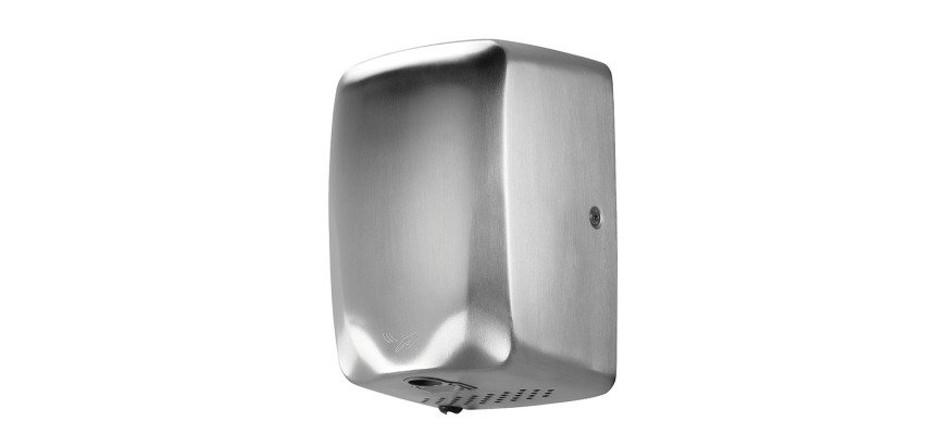 sèche-mains mural turbo inox 18x15.2x26 cm 1150 W