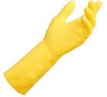 gants latex jaune 30 cm taille 6