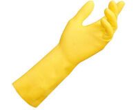 gants latex jaune 30 cm taille 7