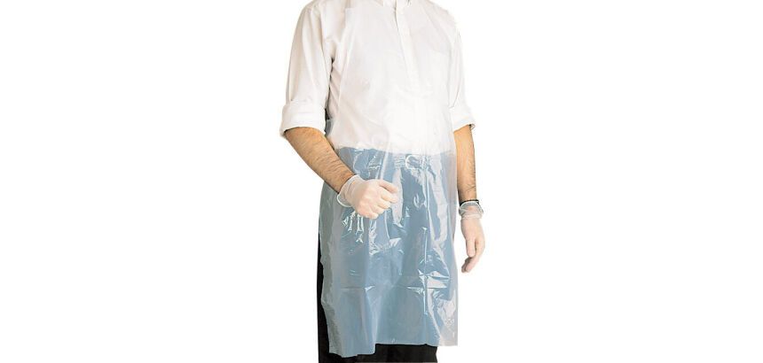 Sachet de 100 tabliers en PE 70 x 120 cm