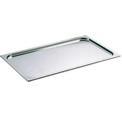 couvercle inox sans poignée GN 2/3 - pour bac gastronorme sans anse