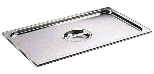 couvercle inox avec poignée GN 2/3 - pour bac gastronorme sans anse