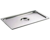 couvercle inox avec poignée GN 1/6 - pour bac gastronorme sans anse