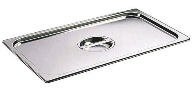 couvercle inox avec poignée GN 1/2 - pour bac gastronorme sans anse