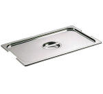 couvercle inox avec poignée GN 1/2 - pour bac gastronorme avec anses fixes ou escamotables