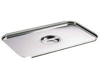 couvercle inox avec poignée GN 1/1 - pour bac gastronorme avec anses panier