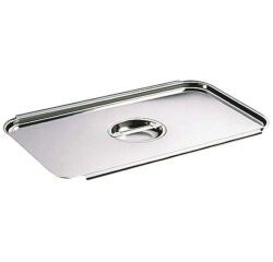 couvercle inox avec poignée GN 1/1 - pour bac gastronorme avec anses panier