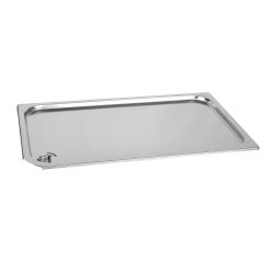 couvercle inox étanche GN 1/3 - pour bac gastronorme sans anse