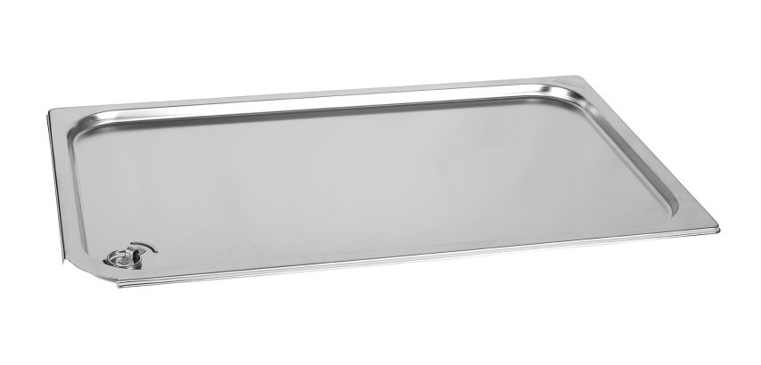 couvercle inox étanche GN 1/3 - pour bac gastronorme sans anse