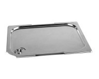 couvercle inox étanche GN 1/2 - pour bac gastronorme avec anses fixes ou escamotables