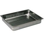 bac gastronorme perforé inox - sans anse - GN 2/1 profondeur 10 cm