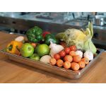 bac gastronorme plein inox - sans anse - GN 1/1 profondeur 4 cm