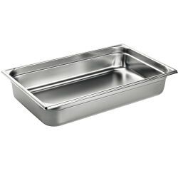 bac gastronorme plein inox - sans anse - GN 1/1 profondeur 20 cm