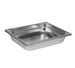 bac gastronorme perforé inox - sans anse - GN 1/2 profondeur 6.5 cm