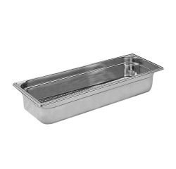bac gastronorme perforé inox - sans anse - GN 2/4 profondeur 10 cm