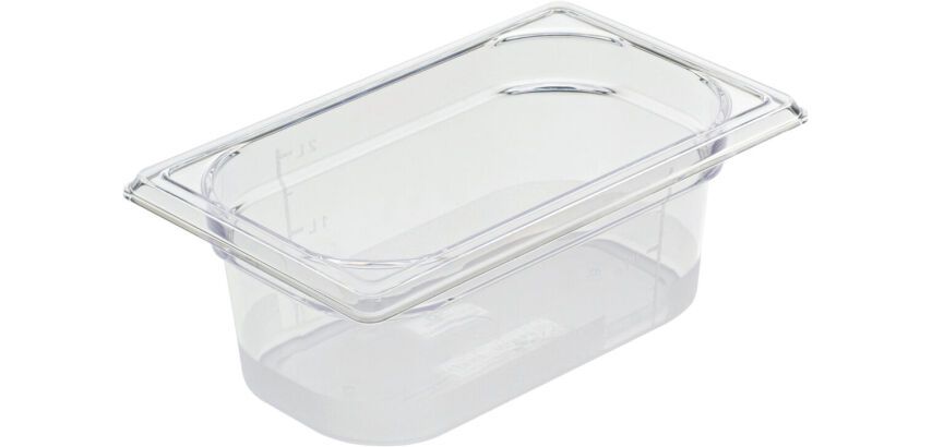 Cristal Plus bac gastronorme en copolyester - GN 1/4 profondeur 10 cm