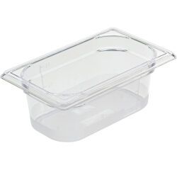 Cristal Plus bac gastronorme en copolyester - GN 1/9 profondeur 10 cm