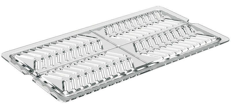 Cristal Plus égouttoir pour bac GN en copolyester GN 1/4