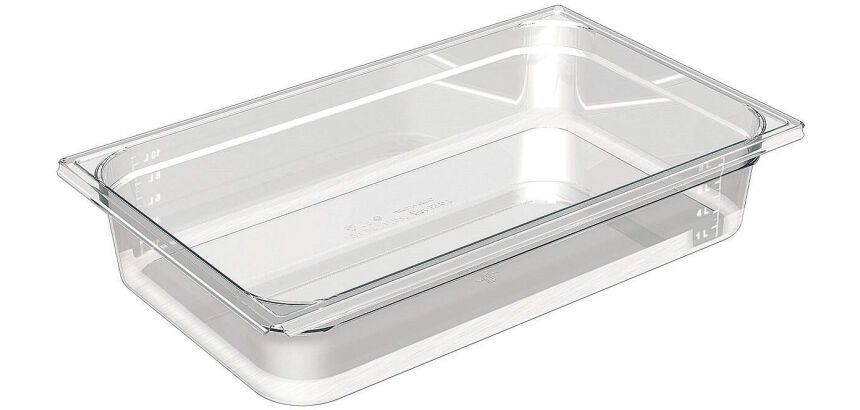 Cristal Plus bac gastronorme en copolyester - GN 1/1 profondeur 10 cm