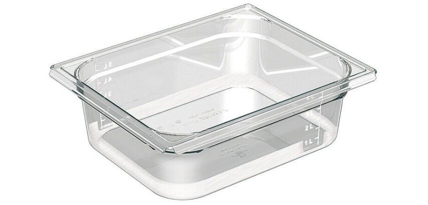 Cristal Plus bac gastronorme en copolyester - GN 1/2 profondeur 10 cm