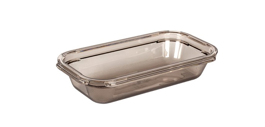 Alto Plus bac gastronorme en copolyester fumé - GN 1/3 profondeur 6.5 cm