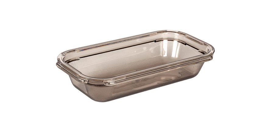 Alto Plus bac gastronorme en copolyester fumé - GN 1/3 profondeur 6.5 cm
