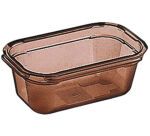Alto Plus bac gastronorme en copolyester fumé - GN 1/4 profondeur 15 cm