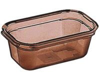 Alto Plus bac gastronorme en copolyester fumé - GN 1/4 profondeur 10 cm