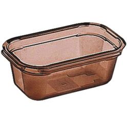 Alto Plus bac gastronorme en copolyester fumé - GN 1/4 profondeur 10 cm