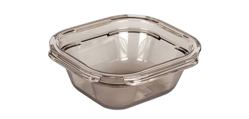 Alto Plus bac gastronorme en copolyester fumé - GN 1/6 profondeur 6.5 cm