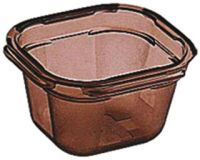 Alto Plus bac gastronorme en copolyester fumé - GN 1/6 profondeur 10 cm