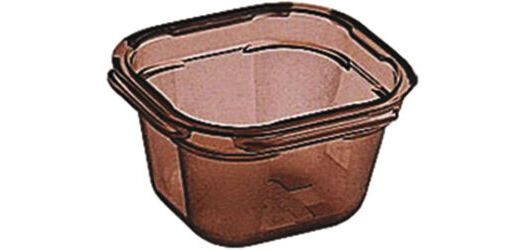Alto Plus bac gastronorme en copolyester fumé - GN 1/6 profondeur 10 cm
