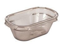 Alto Plus bac gastronorme en copolyester fumé - GN 1/9 profondeur 6.5 cm