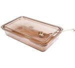 Alto Plus couvercle pour bac GN en copolyester fumé avec encoche pour louche GN 2/1
