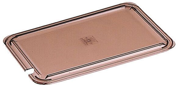 Alto Plus couvercle pour bac GN en copolyester fumé avec encoche pour louche GN 1/1