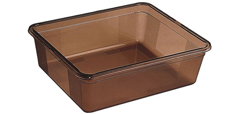 Alto Plus bac gastronorme en copolyester fumé - GN 2/1 profondeur 15 cm