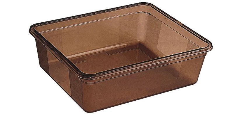 Alto Plus bac gastronorme en copolyester fumé - GN 2/1 profondeur 20 cm