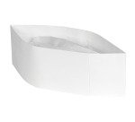 boîte distributrice de 100 calots en papier blanc uni