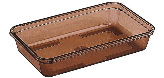 Alto Plus bac gastronorme en copolyester fumé - GN 1/1 profondeur 15 cm
