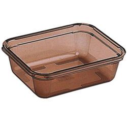 Alto Plus bac gastronorme en copolyester fumé - GN 1/2 profondeur 6.5 cm