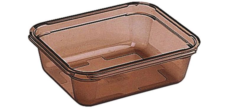 Alto Plus bac gastronorme en copolyester fumé - GN 1/2 profondeur 6.5 cm