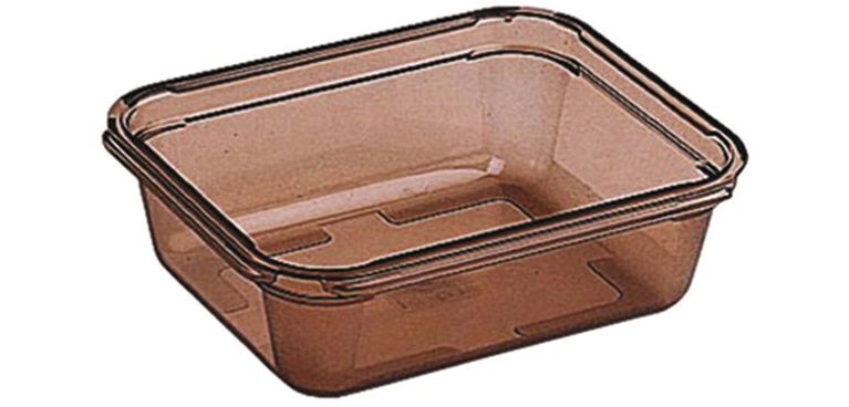 Alto Plus bac gastronorme en copolyester fumé - GN 1/2 profondeur 10 cm
