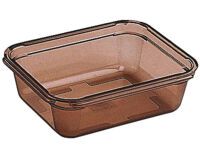 Alto Plus bac gastronorme en copolyester fumé - GN 1/2 profondeur 20 cm