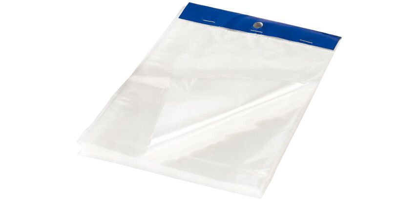 Carton de 5000 (50 paquets de 100) sacs liassés PP basse densité 20 microns 17x22 cm