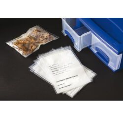 carton de 1000 (10 paquets de 100) sacs zip stériles à échantillons 180x250 mm
