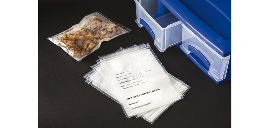 carton de 1000 (10 paquets de 100) sacs zip stériles à échantillons 180x250 mm
