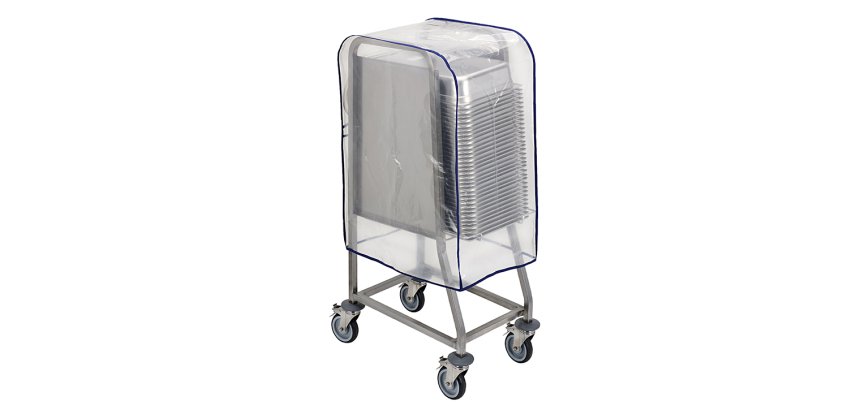 Housse de protection lavable pour chariot GN 1/1 - entrée 325 mm