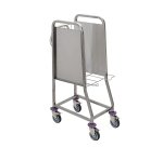 Ergo chariot de stockage et transport pour bacs ou couvercles inox - GN 1/1 entrée 325 mm