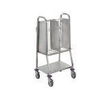 Ergo Chariot de transport/stockage pour bacs - GN 1/1 entrée 530 mm - avec 1 séparation