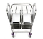 Ergo Chariot de transport/stockage pour bacs - GN 1/1 entrée 530 mm - avec 1 séparation